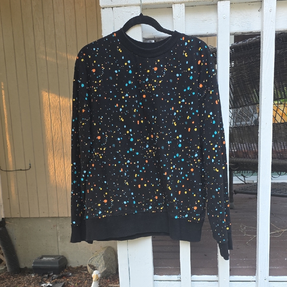 Collective Heart Handmade Speckled Women's Sweatshirt Lareg